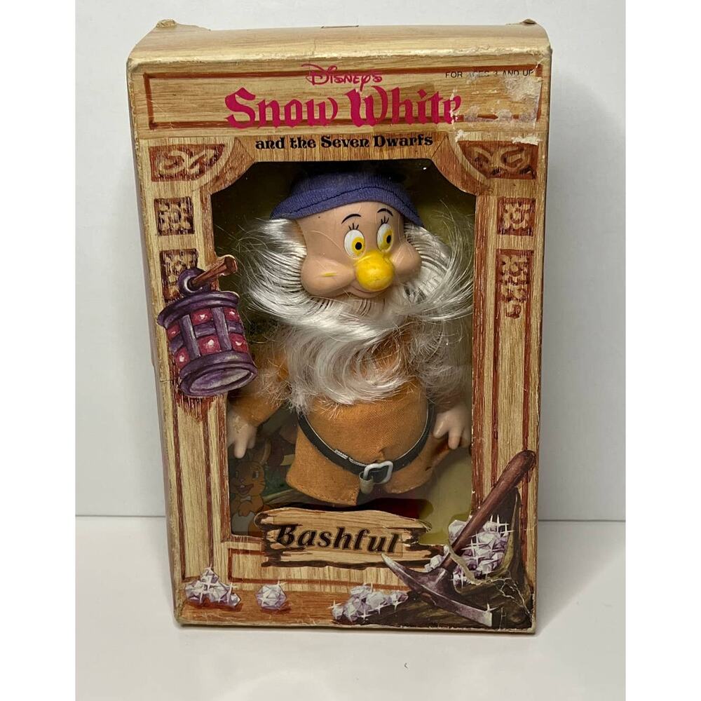 Walt Disney's Bashful Bikin USA Doll Snow White and the Seven Dwarfs Vintage